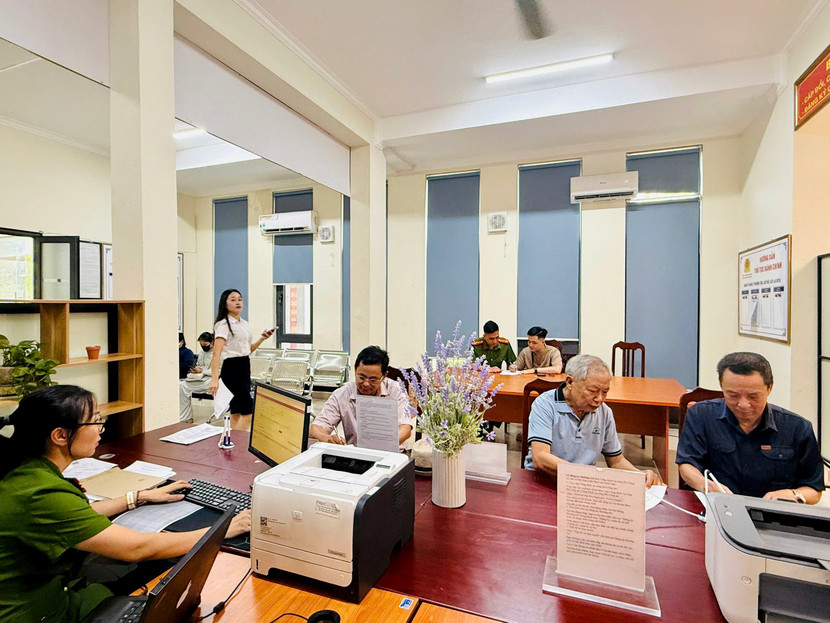 Trụ sở tiếp công dân tại Công an phường Dương Nội