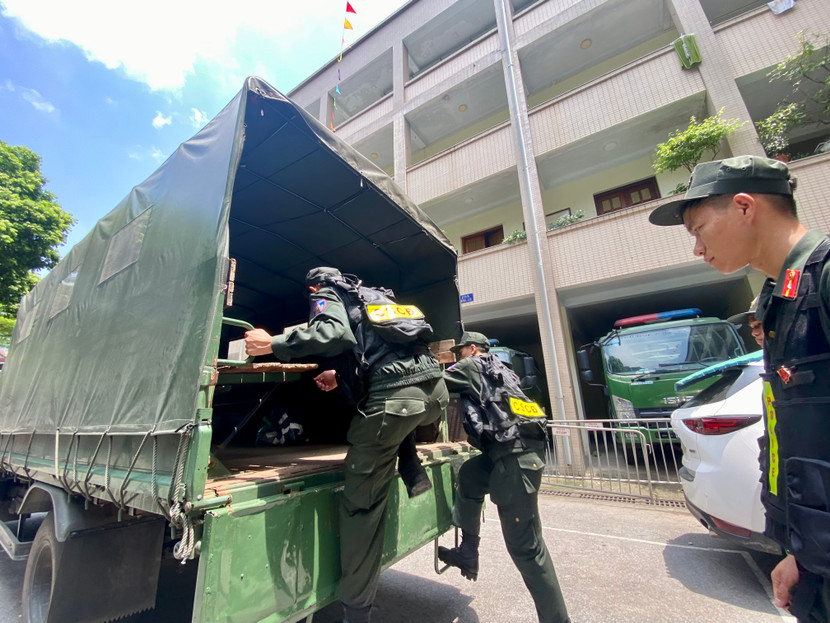 Khẩn trương triển khai đội hình, sẵn sàng lên đường làm nhiệm vụ