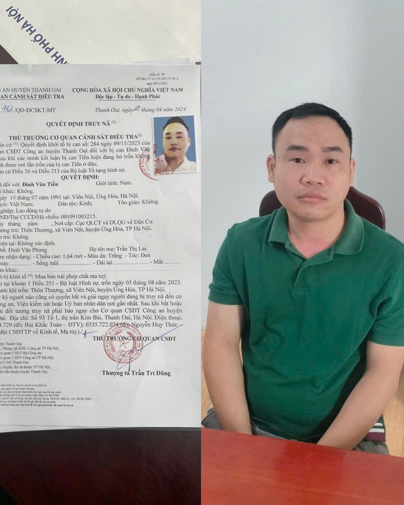 Đối tượng truy nã được Công an xã Tam Hưng vận động đầu thú Đối tượng truy nã được Công an xã Tam Hưng vận động đầu thú