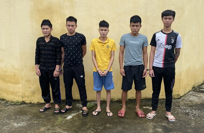 Các đối tượng bị tạm giam