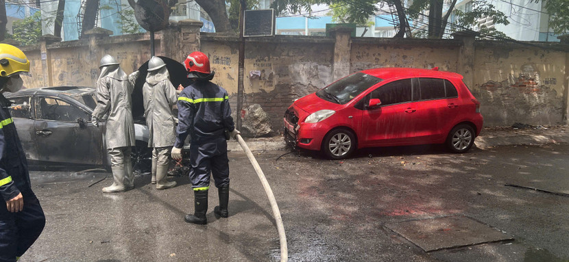 Hiện trường vụ cháy Hiện trường vụ cháy