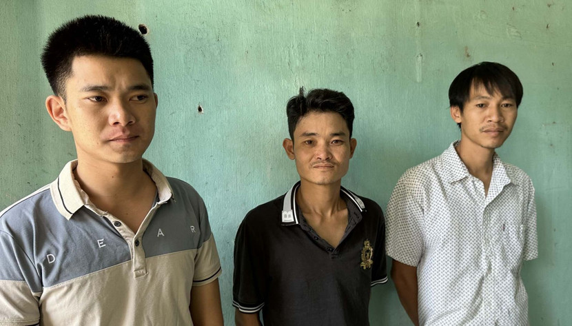 Các đối tượng bị bắt giữ Các đối tượng bị bắt giữ