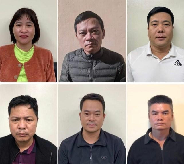 Các đối tượng bị khởi tố