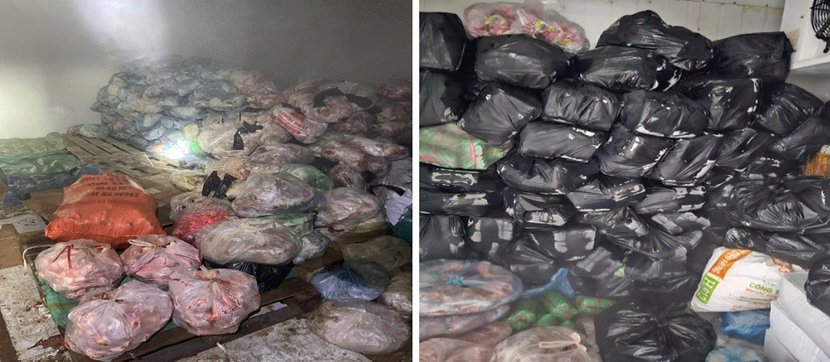 Phát hiện số lượng lớn thực phẩm đông lạnh không đảm bảo vệ sinh Phát hiện số lượng lớn thực phẩm đông lạnh không đảm bảo vệ sinh