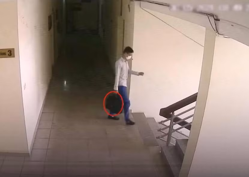 Hình ảnh đối tượng trộm cắp bị camera ghi lại