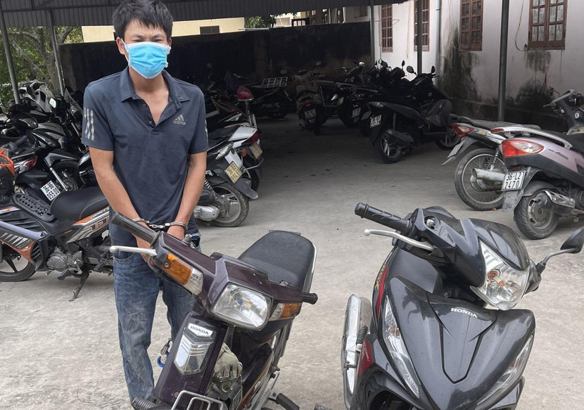 Đối tượng Lê Viết Bình bị bắt giữ