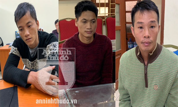 Các đối tượng bị bắt giữ