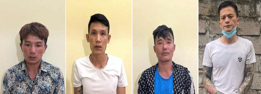 Nhóm đối tượng bị bắt giữ