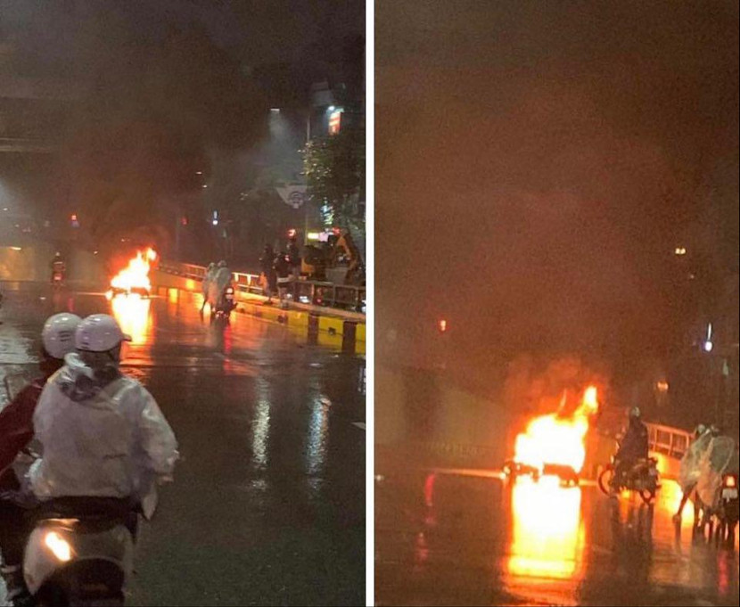 Hiện trường nơi xảy ra vụ việc Hiện trường nơi xảy ra vụ việc