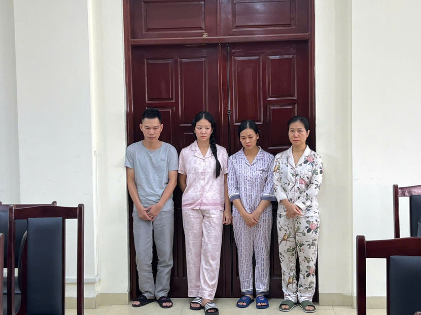 Nhóm đối tượng bị bắt giữ Nhóm đối tượng bị bắt giữ