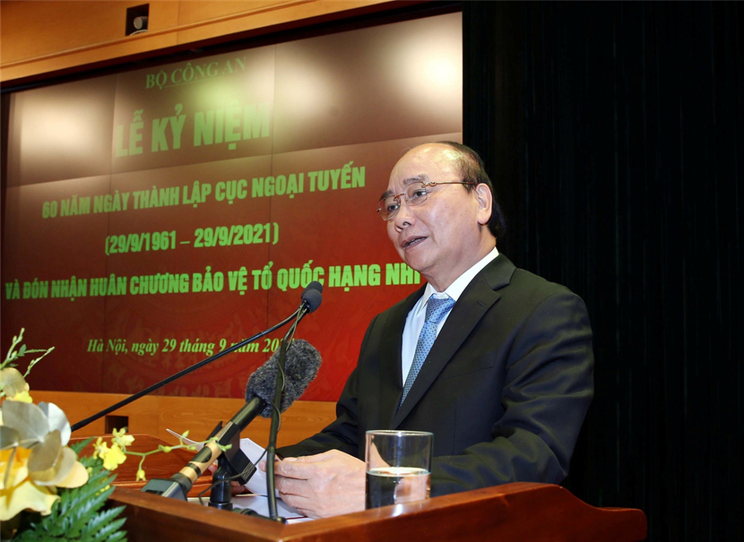 Chủ tịch nước Nguyễn Xuân Phúc phát biểu tại Lễ kỷ niệm