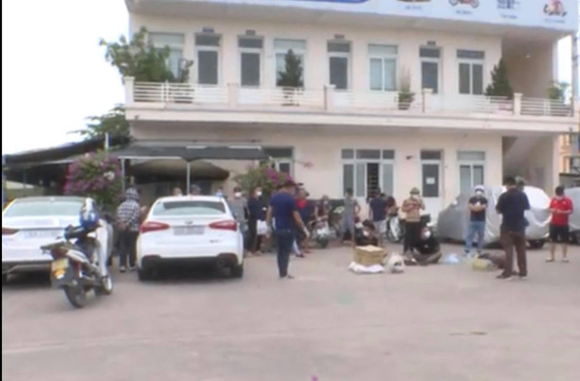 Hiện trường nơi bắt giữ đối tượng