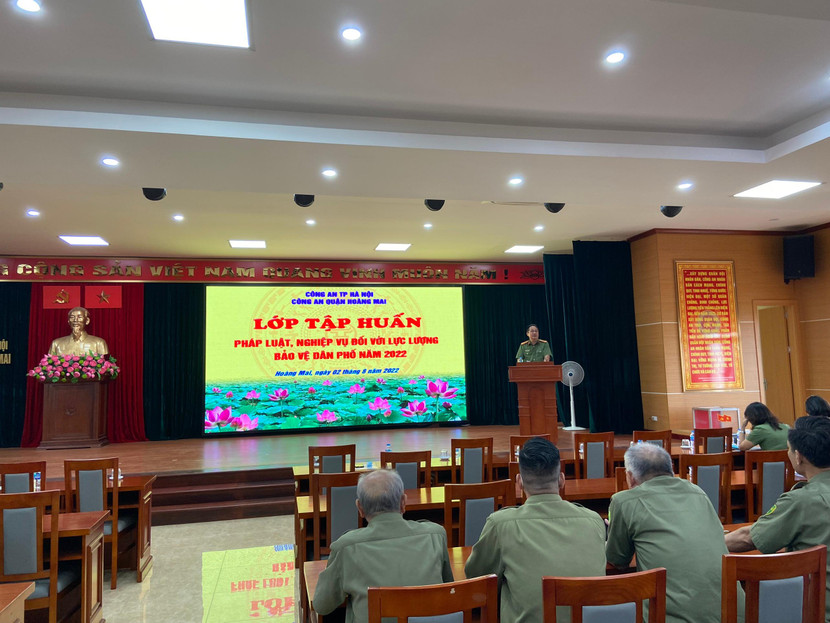 Lớp tập huấn pháp luật, nghiệp vụ đối với lực lượng bảo vệ dân phố Lớp tập huấn pháp luật, nghiệp vụ đối với lực lượng bảo vệ dân phố