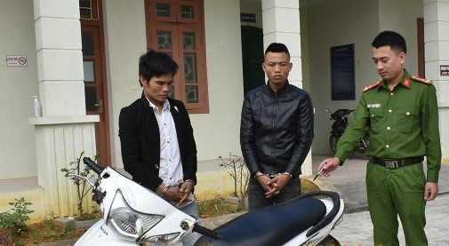 Hai đối tượng cướp giật tài sản bị bắt giữ