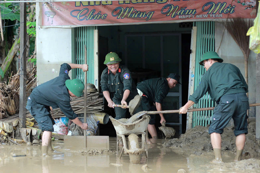 Người dân Nghệ An rất cần hỗ trợ khắc phục hậu quả do mưa lũ từ ảnh hưởng bão số 3 (Lam Thanh)