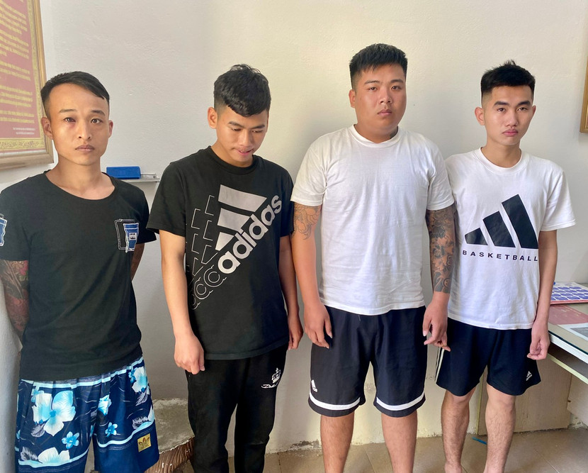 Các đối tượng bị bắt giữ