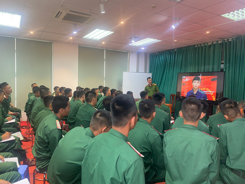 Tập huấn kiến thức, kỹ năng an toàn PCCC và CNCH cho cán bộ chiến sỹ thuộc Viện hàng không vũ trụ Viettel