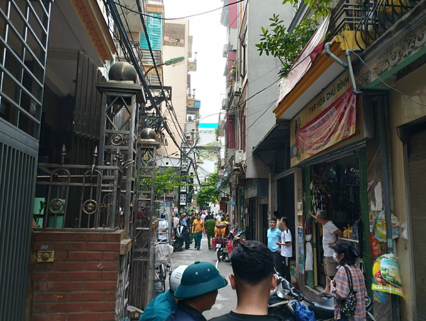 Hiện trường nơi xảy ra vụ việc