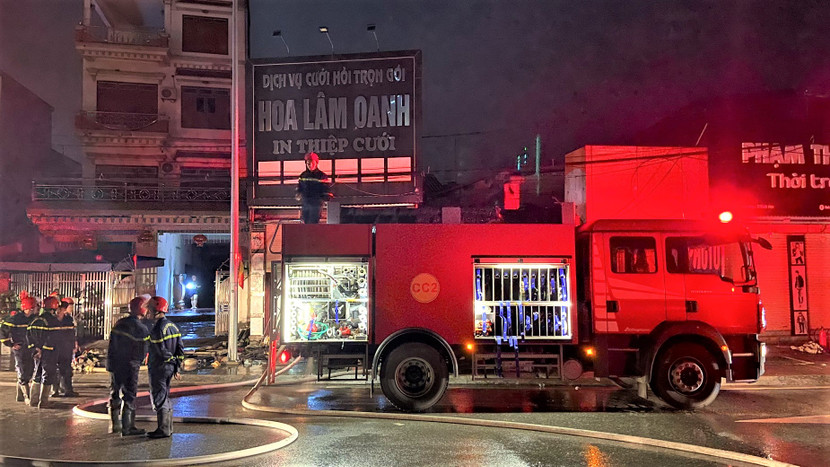 Hiện trường nơi xảy ra vụ việc Hiện trường nơi xảy ra vụ việc