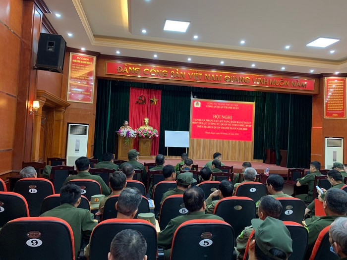 Lực lượng bảo vệ dân phố, tự quản tham gia tập huấn