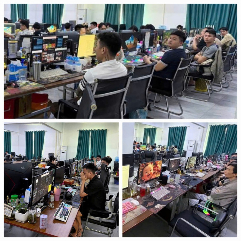 Các đối tượng hoạt động trong đường dây lừa đảo