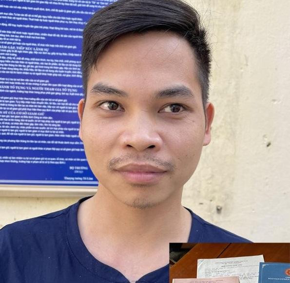 Đối tượng Dương Văn Minh bị bắt giữ Đối tượng Dương Văn Minh bị bắt giữ