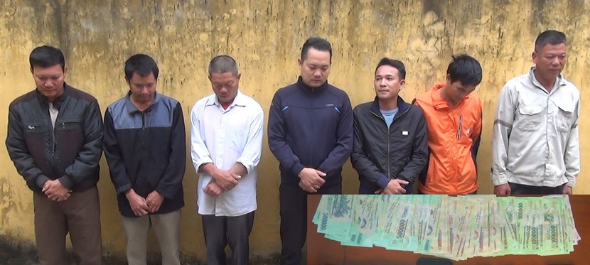 Các đối tượng bị bắt giữ Các đối tượng bị bắt giữ