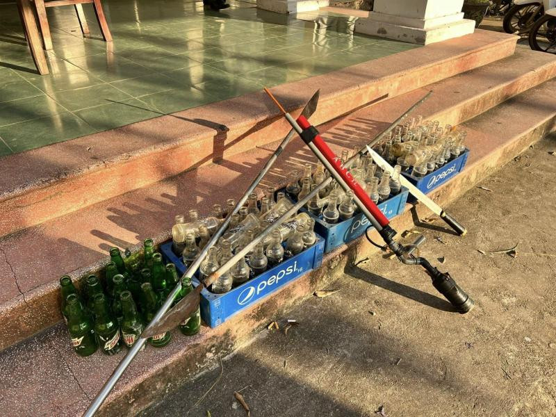 Các tang vật bị thu giữ Các tang vật bị thu giữ