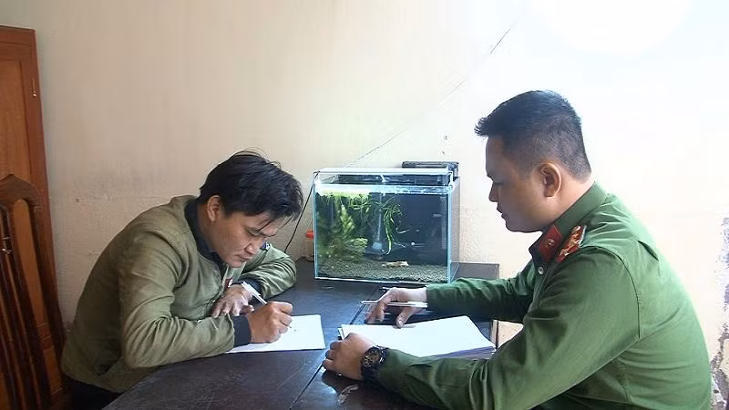 Đối tượng Phạm Văn Bình bị bắt giữ