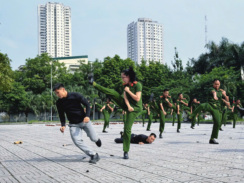 Những hình ảnh Phạm Thanh Mai cùng đồng đội tham gia tập luyện trước các đợt thi đấu