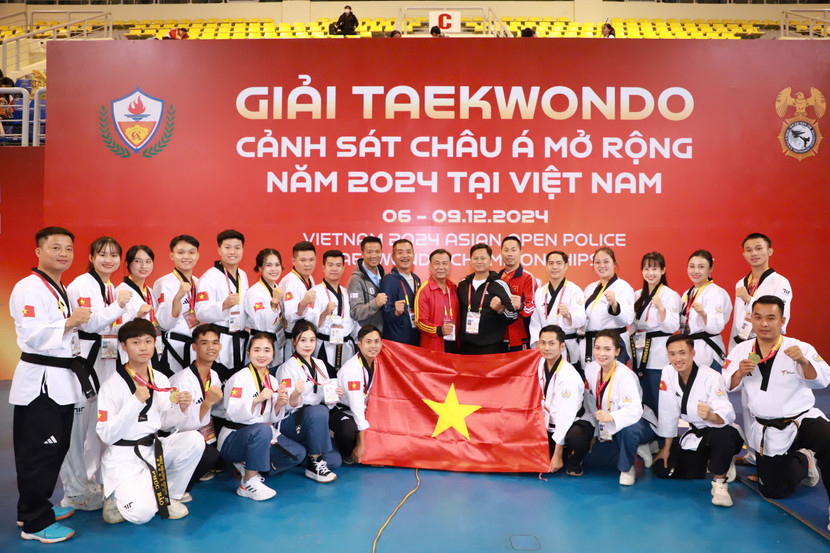 Phạm Thanh Mai cùng đồng đội tham gia Giải Taekwondo Cảnh sát Châu Á mở rộng năm 2024 và Lễ hội Taekwondo Cảnh sát Châu Á.