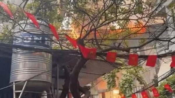 Hiện trường nơi xảy ra vụ cháy