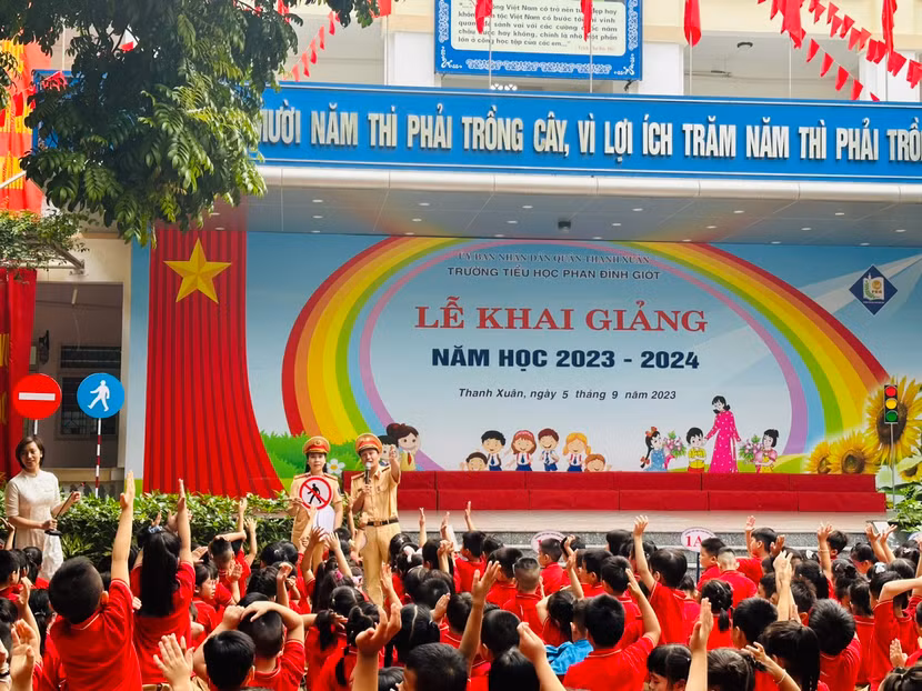 Các câu hỏi được các em hào hứng tham gia trả lời