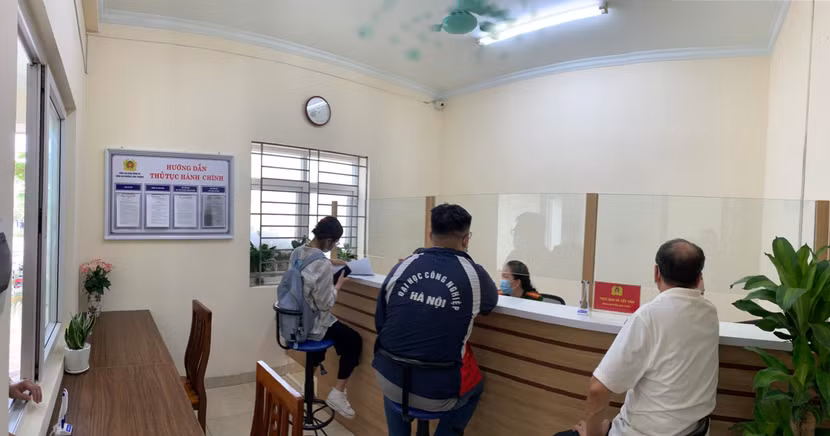 Không gian "xanh" tại phòng tiếp dân Không gian "xanh" tại phòng tiếp dân