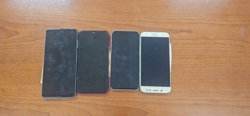 Các tang vật của vụ việc