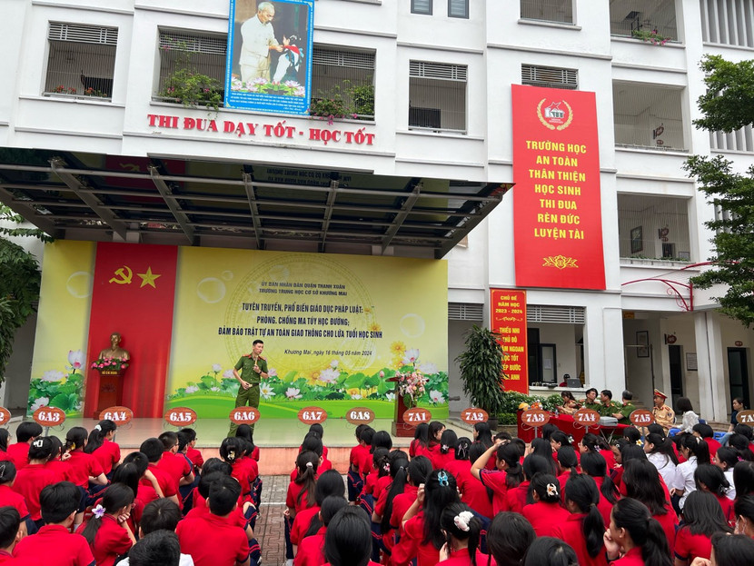 Tuyên truyền pháp luật về phòng chống ma túy học đường cho học sinh