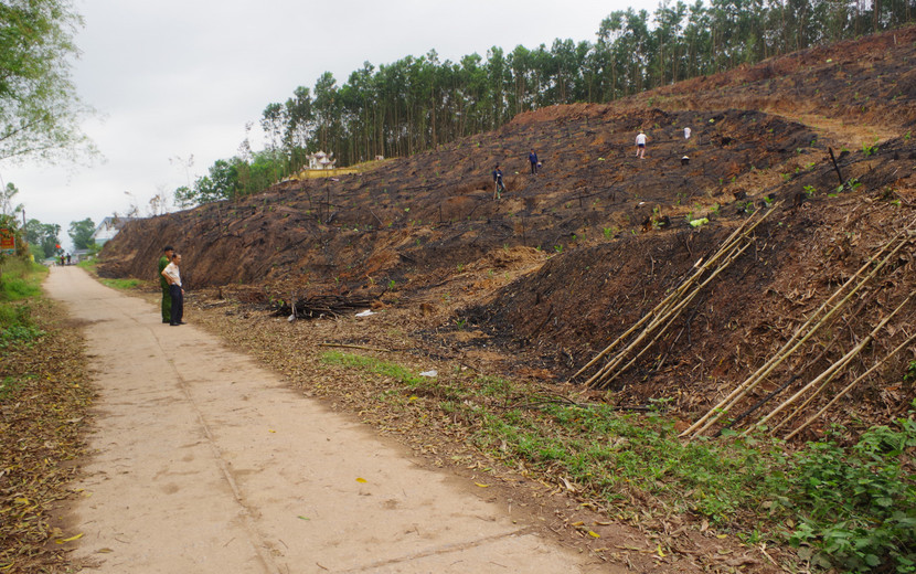 Hiện trường nơi xảy ra sự việc