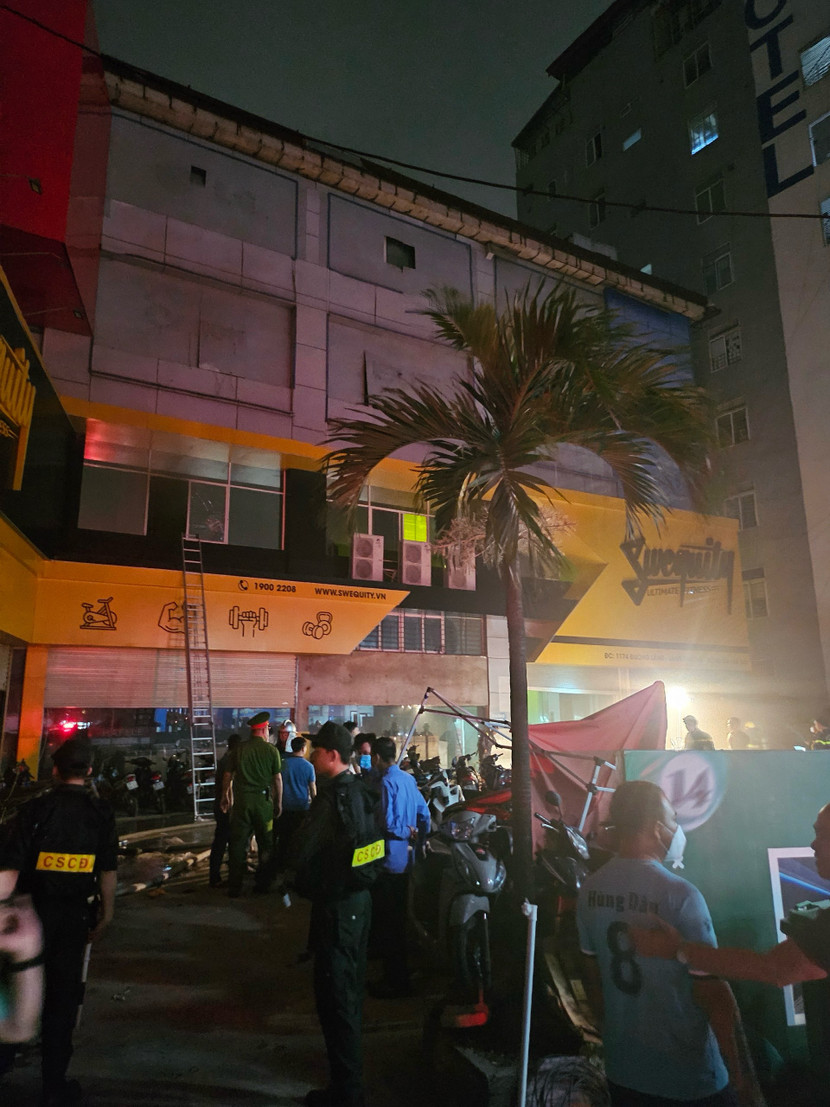 Lực lượng chức năng nhanh chóng dập tắt đám cháy