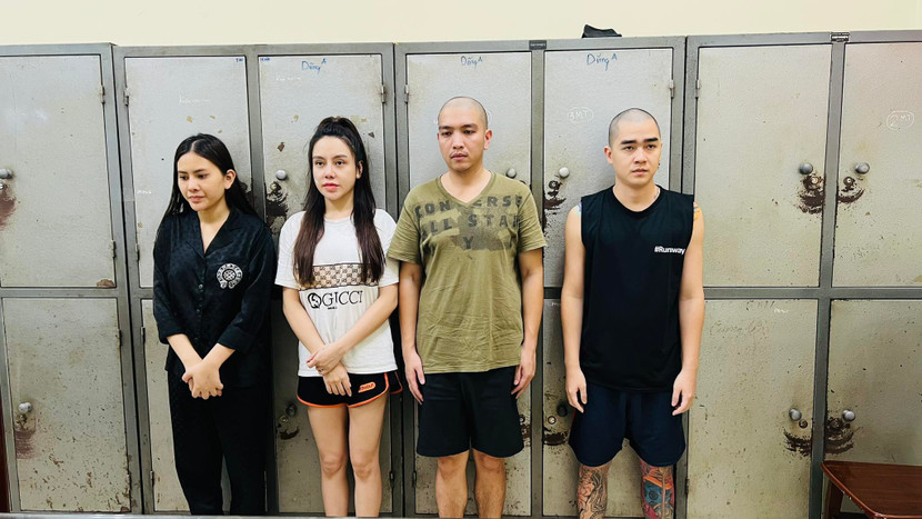 Nhóm đối tượng tổ chức sử dụng ma túy bị bắt giữ Nhóm đối tượng tổ chức sử dụng ma túy bị bắt giữ