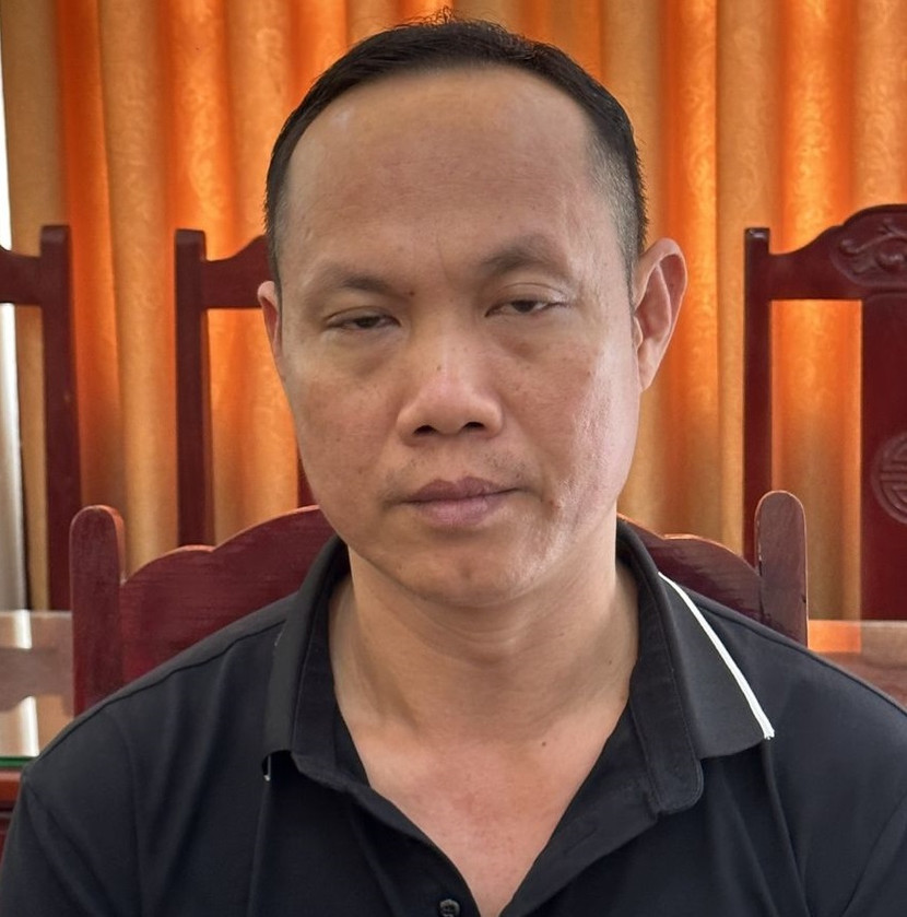 Đối tượng Trịnh Đình Quân bị bắt giữ