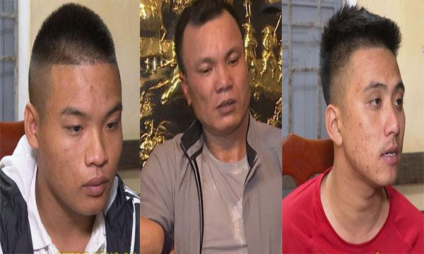 Các đối tượng bị bắt giữ