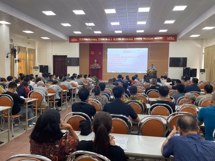 Hội nghị tuyên truyền, phổ biến pháp luật, kiến thức, kỹ năng và huấn luyện nghiệp vụ về phòng cháy