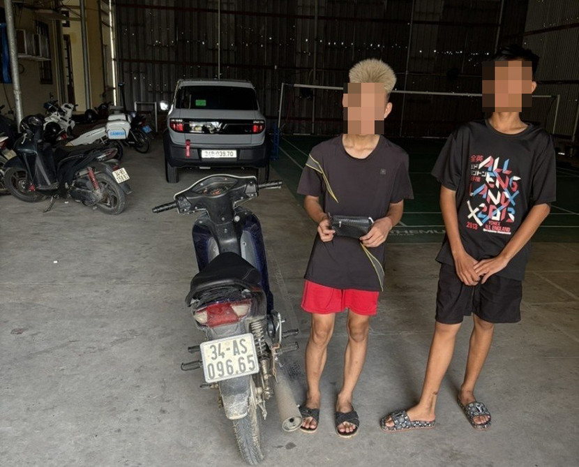 Hai đối tượng cướp giật tài sản bị bắt giữ