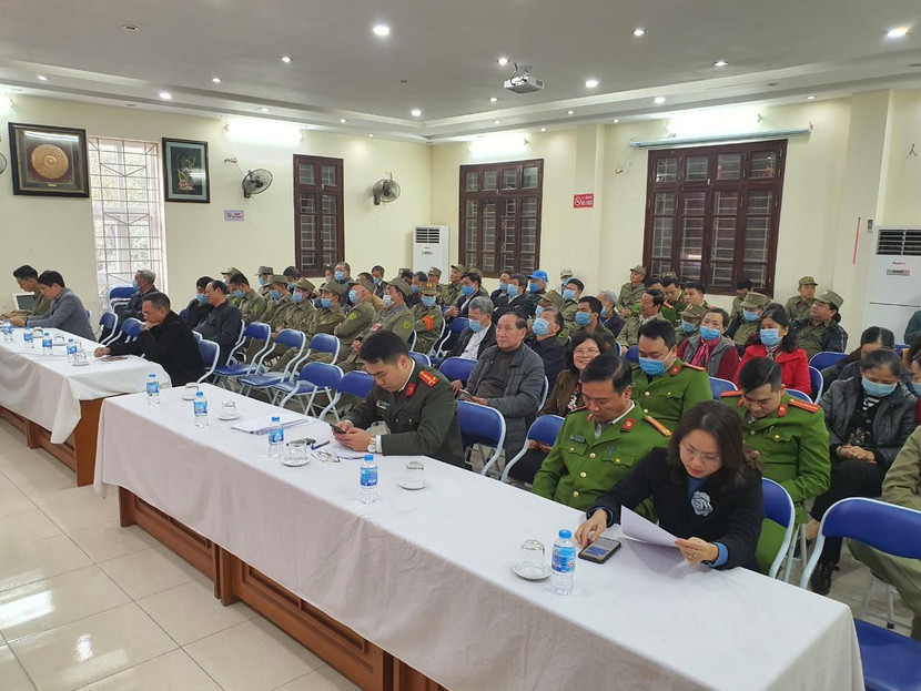 Hội nghị Tổng kết công tác năm 2020 của lực lượng bảo vệ dân phố phường Phương Liệt