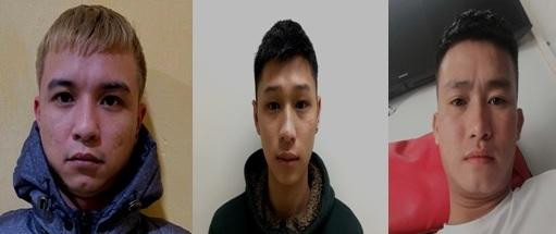 Các đối tượng hoạt động tín dụng đen bị bắt giữ