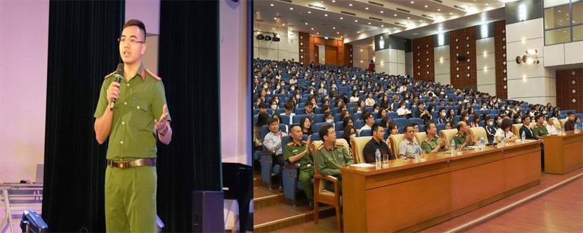 Buổi tuyên truyền tại trường Đại học Kinh tế quốc dân Buổi tuyên truyền tại trường Đại học Kinh tế quốc dân