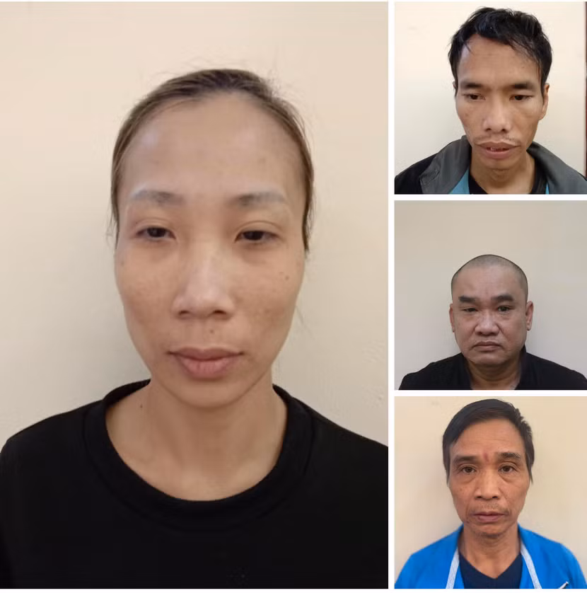 Các đối tượng mua bán, tàng trữ ma tuý bị bắt giữ