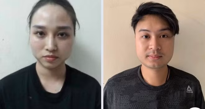 Hai đối tượng Phạm Quốc Bảo và Lê Thanh Huyền