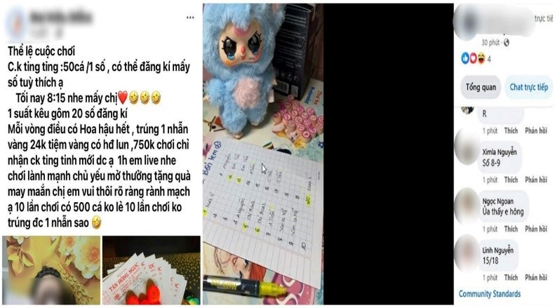 Hình ảnh minh họa tại buổi tổ chức livestream Hình ảnh minh họa tại buổi tổ chức livestream