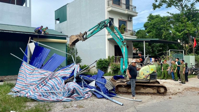 Các công trình vi phạm trật tự xây dựng